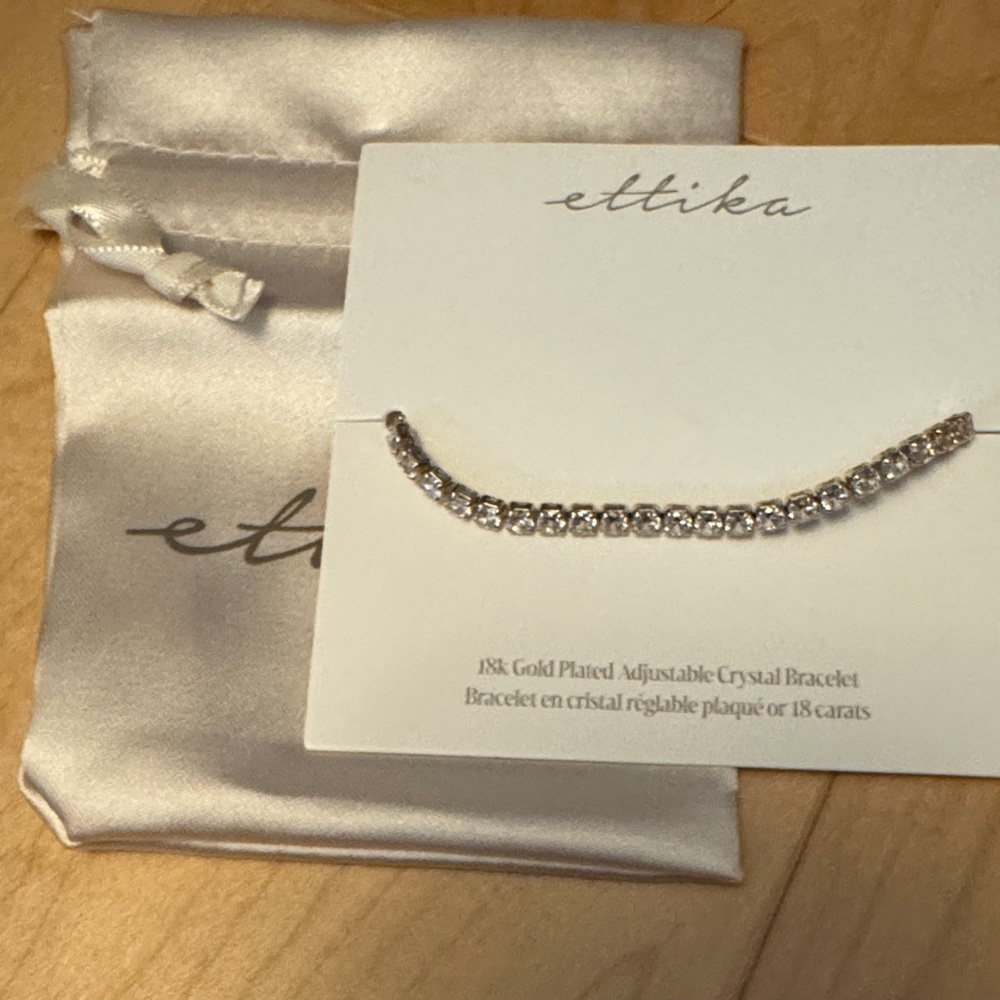 Ettika Gold Crystal Bracelet